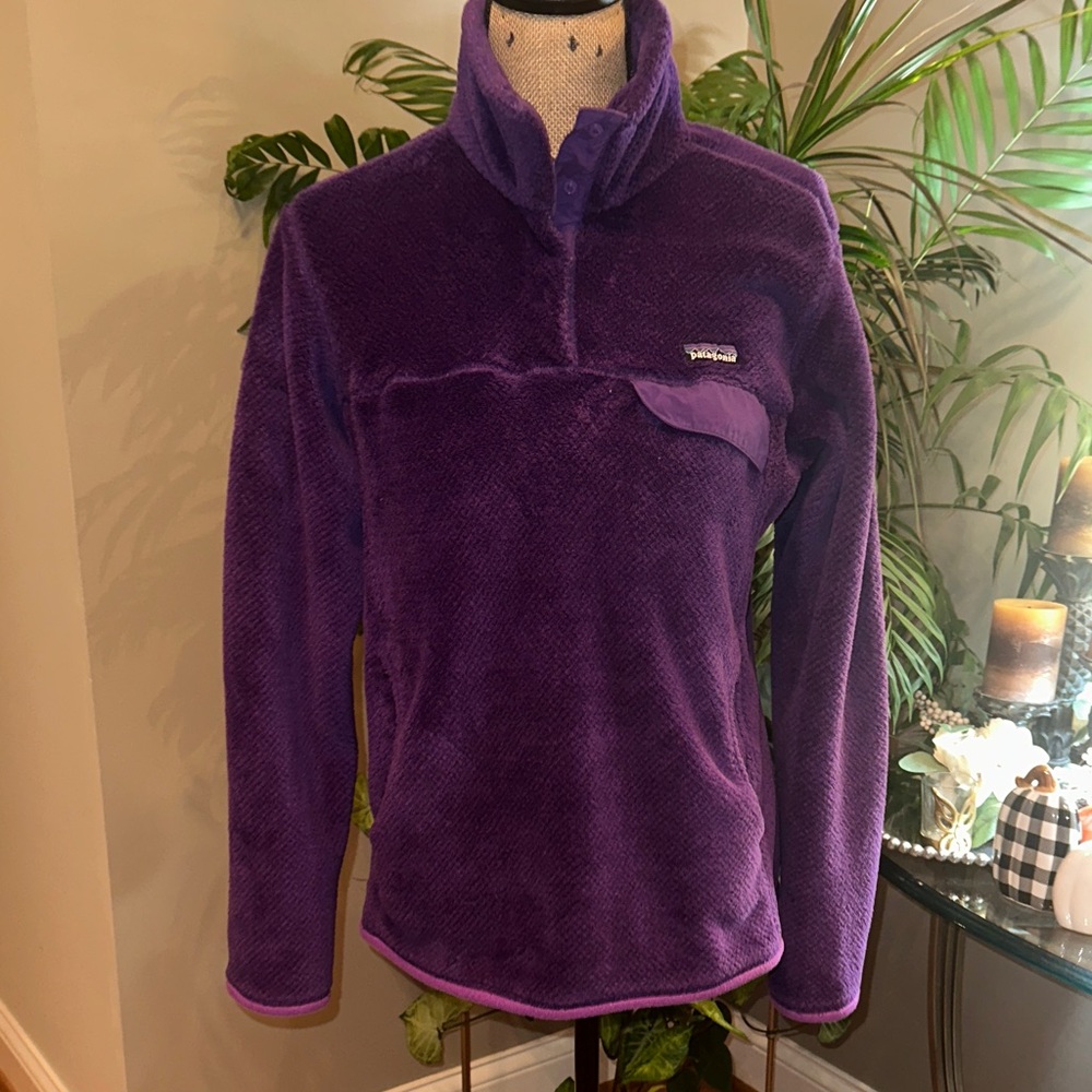 Patagonia Deep Purple Fleece Pullover